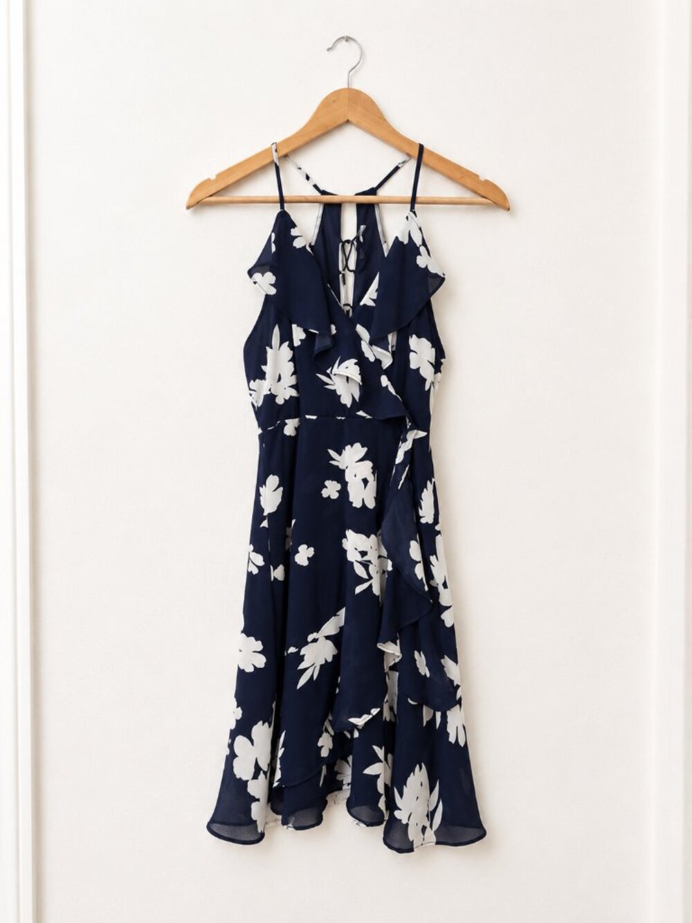 Navy Floral Dress